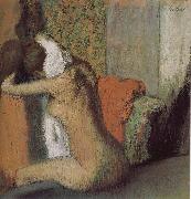 Edgar Degas After bath oil painting picture wholesale